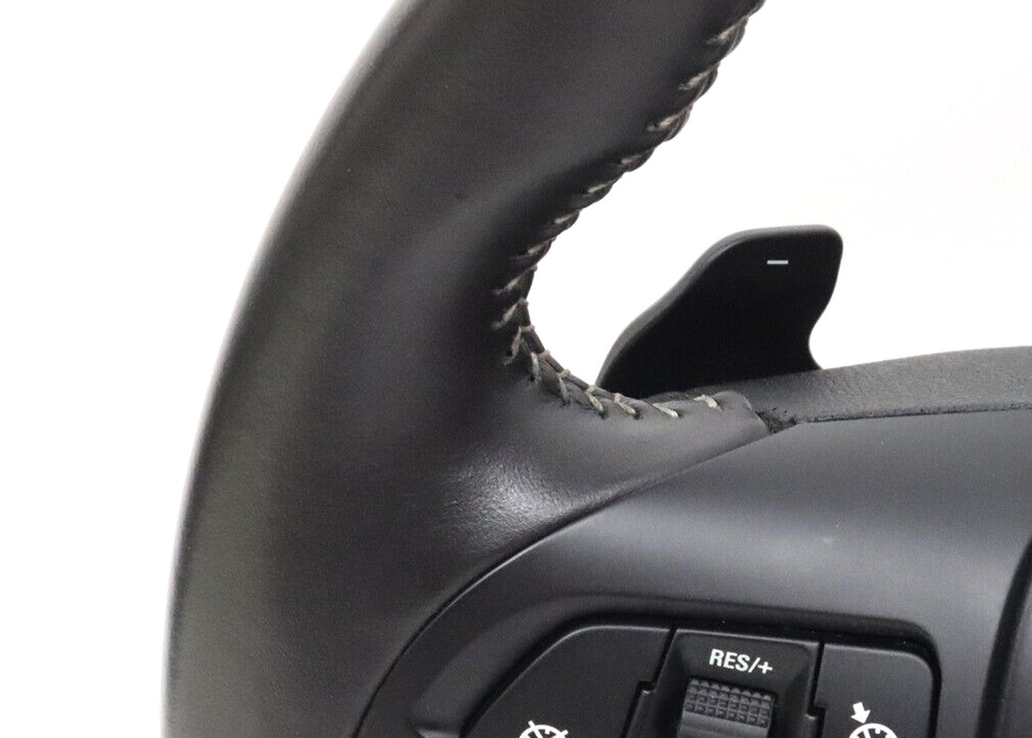 Twill-Weave "Carbon" Pattern Larger Steering Wheel Paddle Shift for Chevy Camaro