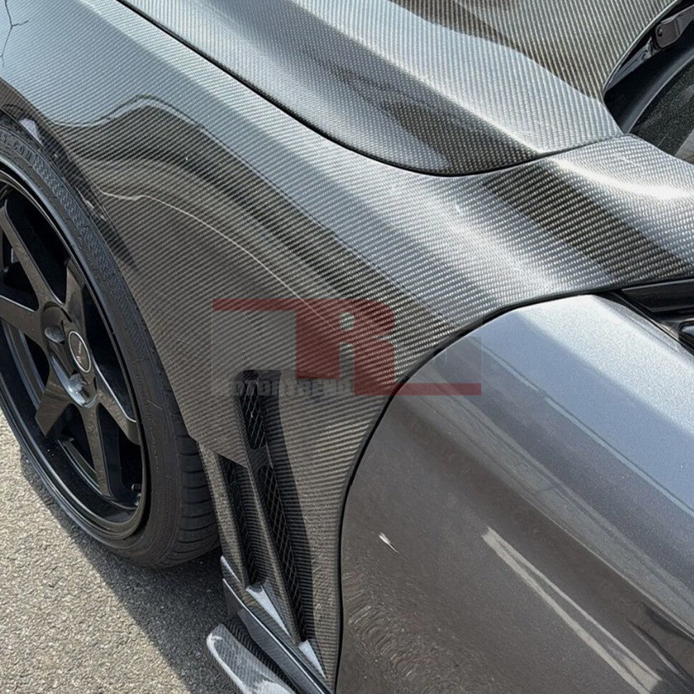 Carbon Fiber Fenders Fender for 2012-2018 BMW 3 Series F30 F3 V1 Style - Pair