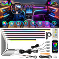 2/10 in 1 LED RGB Acrylic Interior Strip Ambient Lights Kit for Ford Mustang