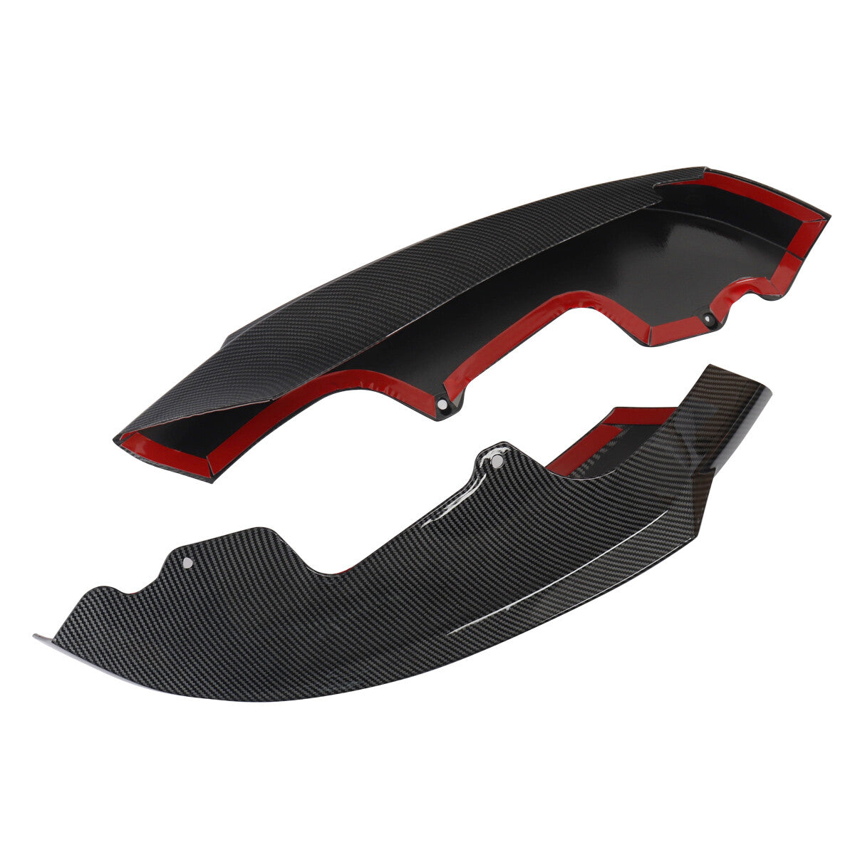 Front Bumper Lip for 14-20 BMW F32 F33 F36 M Sport Splitter Carbon Fiber Style
