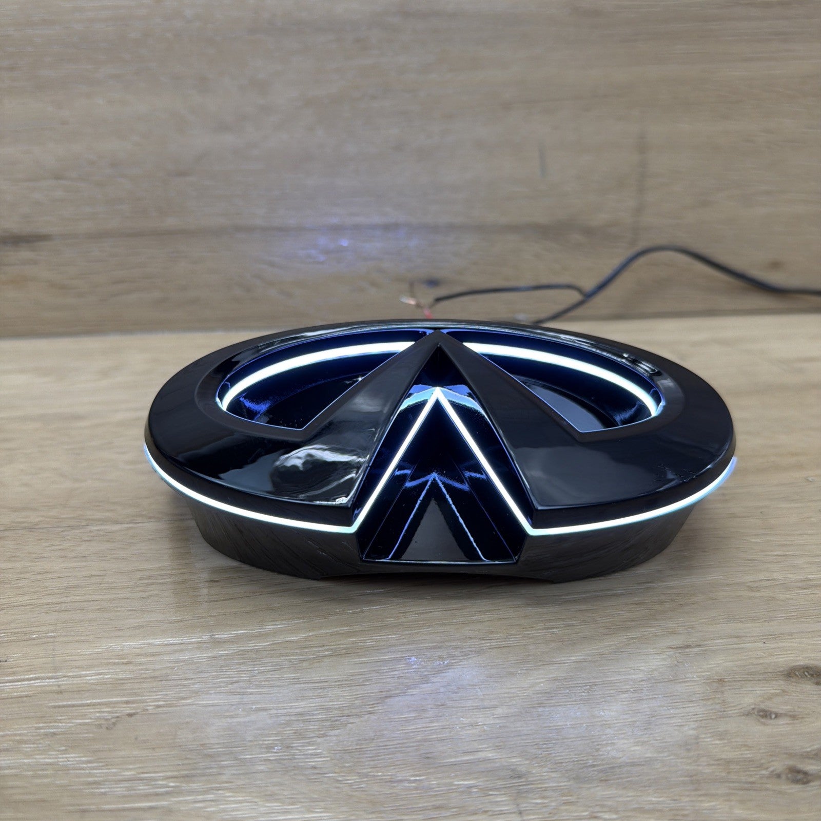 2010-2013 INFINITI G37 BLACK Led Emblem White Led NEW BLACK GLOSS FREE SHIPPING