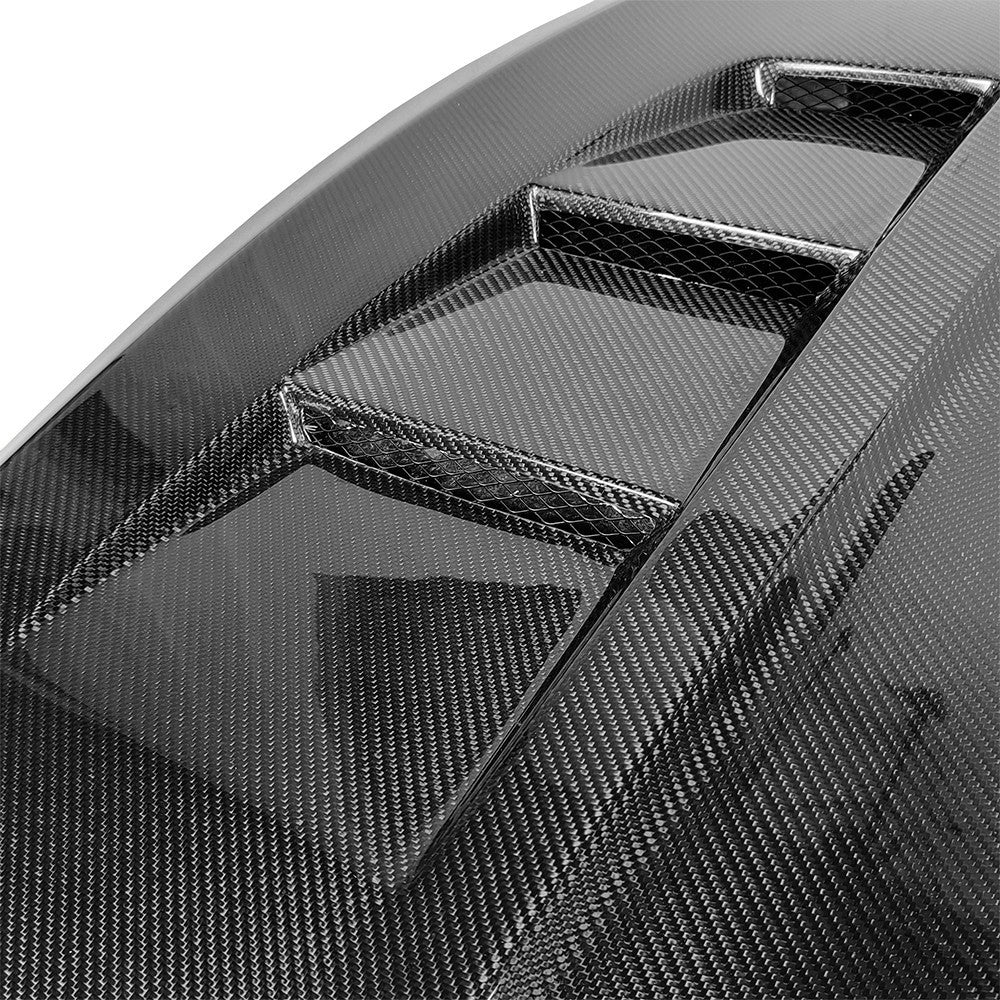 Limited Stock! AMS Style Vented Carbon Fiber Hood for Infiniti Q50 V37